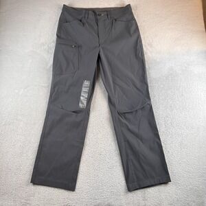 Eddie Bauer Rainier Pants Men's 32x30 Gray Cargo Performance Tech Hiking NWOT